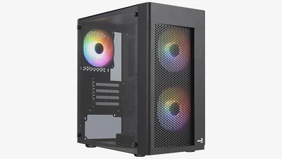 Корпус Aerocool Hexform (Hexform-G-BK-v2) Black без БЖ, б/в
