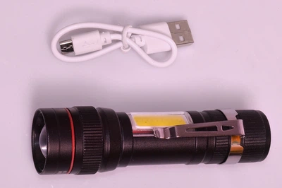 Фонарик ручной светодиодный 3 режима мощный в кейсе USB зарядка BL-520-T6 COP-880000W