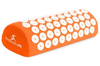 Акупунктурный массажный коврик апликатор с подушкой ProSource Acupressure (ps-1205-accuset-orange), оранжевый