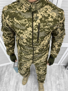 Тактичний костюм Soft Shell (зима) Піксель XXL