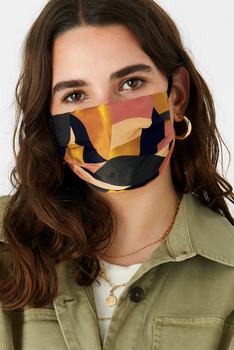 Жіноча шовкова захисна маска Sunset Kita Geo Pure Accessorize OS 287023