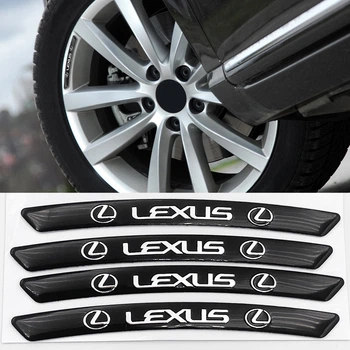 Наклейки на диски (на колеса) Lexus (Лексус) Черные CountryMan