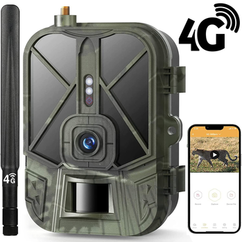 4G / APP Фотопастка, мисливська камера Suntek HC-940Pro | 4K, 36Мп, з live додатком iOS / Android
