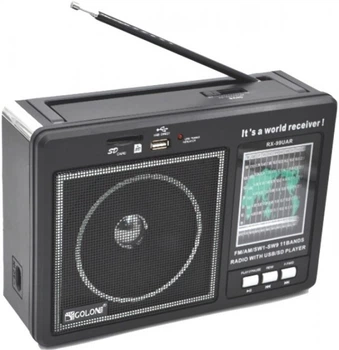 Акумуляторний радіоприймач MP3 USB FM 88-108MHz радіо Golon