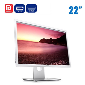 Монитор Dell P2217Wh / 22" (1680x1050) TN / HDMI, VGA, DisplayPort / VESA 100x100 б/у