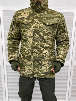 Тактическая теплая зимняя военная куртка - бушлат Enigma , Камуфляж: Пиксель ВСУ, Размер: L