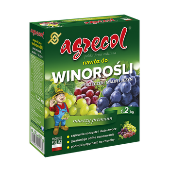 Добриво для винограду, смородини, малини та ожини Agrecol 1,2 кг