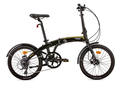 Велосипед Outleap Zion 20", рама L, складной, 2022, черный
