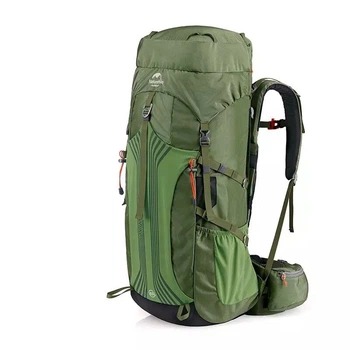 Трекінговий рюкзак Naturehike Hiking 55L зелений