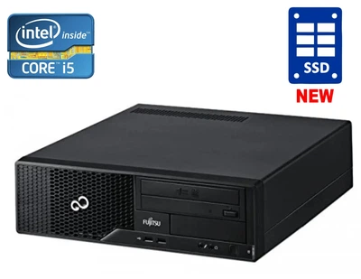 ПК Fujitsu Esprimo E500 E85+ SFF / Core i5-2400 (4 ядра по 3.1-3.4GHz) / 8GB DDR3 / 120GB SSD NEW / HD Graphics 2000 / DVD-ROM б/у