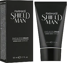 Чоловічий крем для обличчя та навколо очей Shield Man Amino Acid, 50 мл Farmasi