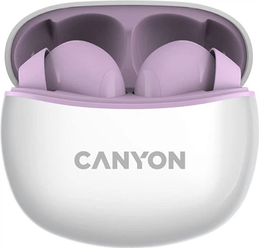 Наушники TWS Canyon TWS-5 Purple (CNS-TWS5PU)