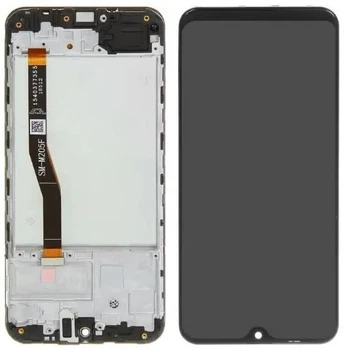Дисплей Original PRC для Samsung M205 Galaxy M20 (2019) модуль в сборе с тачскрином, черный, с рамкой