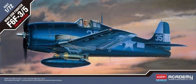 Збірна модель USN Fighter F6F-3/5 HELLCAT масштаб 1:72 Academy (12481)