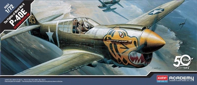 Сборная модель P-40E WARHAWK масштаб 1:72 Academy (12468)
