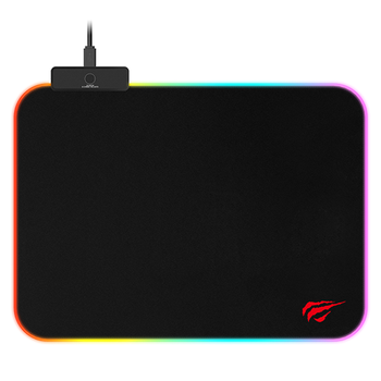 Коврик для мыши с подсветкой RGB HAVIT MP-901 360*260*3 мм Черный