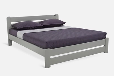 Двуспальная Кровать из дерева сосна 180*200 Престиж MECANO цвет Серый 7RSMK18