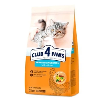 Сухий корм Club 4 Paws Premium Sensitive Digestion для котів з чутливим травленням 2 кг