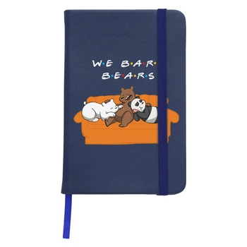 Блокнот А5 Вся правда о медведях (We Bare Bears) Темно-синий (92288-2890-NB)