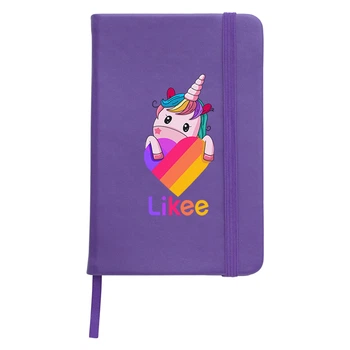 Блокнот А5 Лайки Единорог (Likee Unicorn) Фиолетовый (92288-1597-PU)