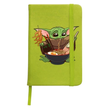 Блокнот А5 Грогу Йода вкусная еда(Grogu Baby Yoda) Салатовый (92288-3524-LM)