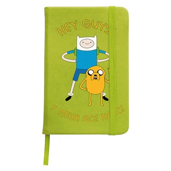 Блокнот А5 Финн и Джейк пес (Finn & Jake the dog) Салатовый (92288-1579-LM)