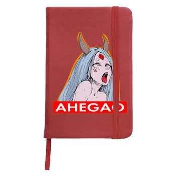 Блокнот А5 Ахэгао девушка-рот лого(Ahegao girl logo) Красный (92288-3508-RD)