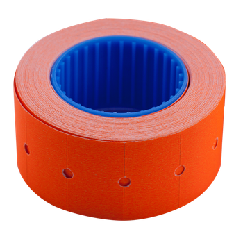 Ценник Buromax 22*12мм (500шт/6м) прямоугольный внешняя намотка оранжевый (BM.282101-11)