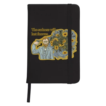 Блокнот А5 Винсент Ван Гог (Vincent van Gogh) Черный (92288-2955-BK)