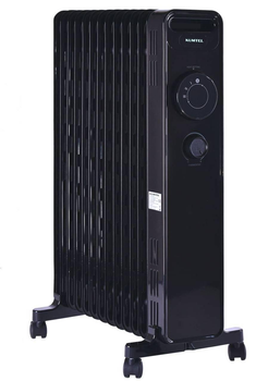 Масляный обогреватель электрический Kumtel KUM-1240S Black 2500 Вт 13 секций