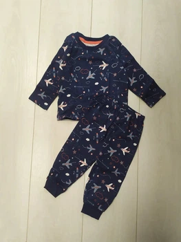 Пижама Космос (кофта+штаны) синяя Primark 80см (40009828)