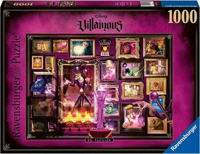 Пазл Ravensburger Villainous Dr.Facilier Принцесса и лягушка - Доктор Фасилье (Человек-тень) 1000 шт. (16523)