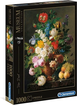Пазл Clementoni Van Dael Museum Collection Ван Даль Ваза с цветами Музейная коллекция 1000 шт. (31415)