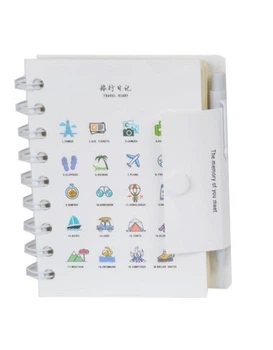 Блокнот Taiping с ручкой Life diary NB091 Белый