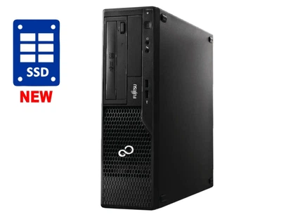 ПК Fujitsu Esprimo E510 E85+ SFF / Intel Core i3-3220 (2 (4) ядра по 3.3 GHz) / 8 GB DDR3 / 120 GB SSD NEW / Intel HD Graphics 2500 / DVD-ROM б/у