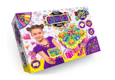Масса для лепки Danko Toys Ящик декорированный пластилином (SHBC-01-01U)