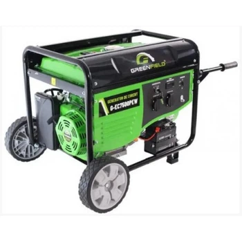 Генератор бензиновый однофазный Greenfield G-EC7500PEW 6.5-7 кВт Электростанция Электрогенератор