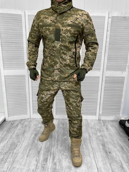 Тактична тепла зимова військова форма комплект Omni ( Китель + Штани ), Камуфляж: Піксель ЗСУ, Розмір: L
