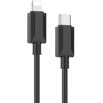 Кабель для зарядки с быстрой зарядкой Type-C to Lightning Apple iPhone HOCO X73 |100см/20W| Черный