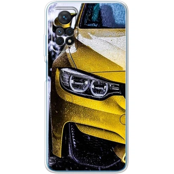Силиконовый Чехол с Картинкой для Xiaomi Redmi Note 11E Pro Принт (Машина, BMW M3) (46655-ysm2439)