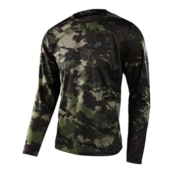 Джерси TLD FLOWLINE LS JERSEY COVERT [ARMY GREEN] M