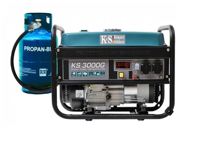 Комбінований генератор (газ-бензин) Konner&Sohnen KS 3000G