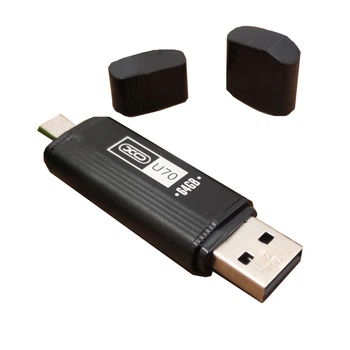 USB Флешка Flash Drive XO U70 USB-MicroUSB 2.0 / 64Gb практичная Чёрный