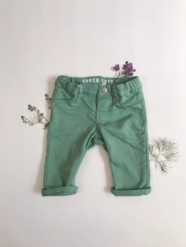 Джинси H&M 68 см зелений артикул Л662