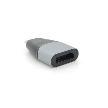 Переходник Type-C (папа)/Display Port(мама) Black-gray