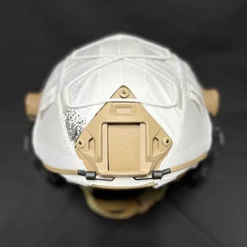 Кавер на баллистический шлем (каску) типа Fast Белый мультикам