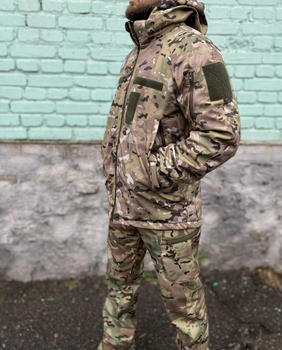 Військова куртка тактична утеплена Софт Шелл Мультикам МТР (до -30 С) 48-50