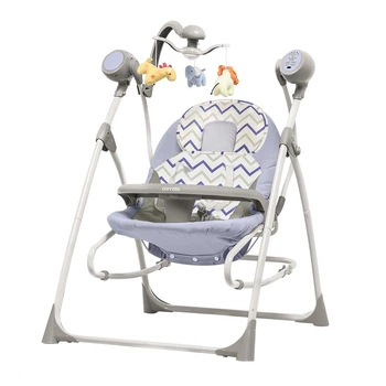 Колиска гойдалка CARRELLO Nanny 3в1 CRL-0005 Purple Line Закачуючий центр Карелло Нанні