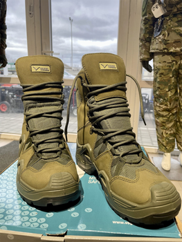 Зимові військові берці Vogel Хакі. Турецьке водонепроникне взуття. 45