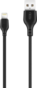 Кабель XO NB103 2.1A Bell USB Cable Lightning 1 м Black (6920680862702)